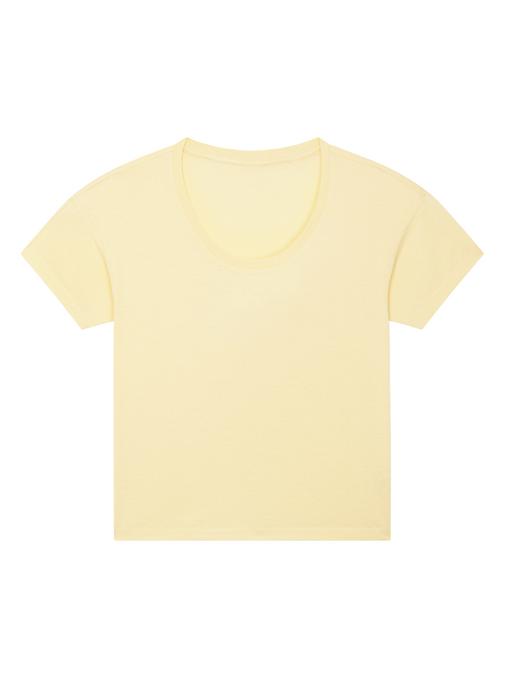 Damen T-Shirt Relax | hellgelb