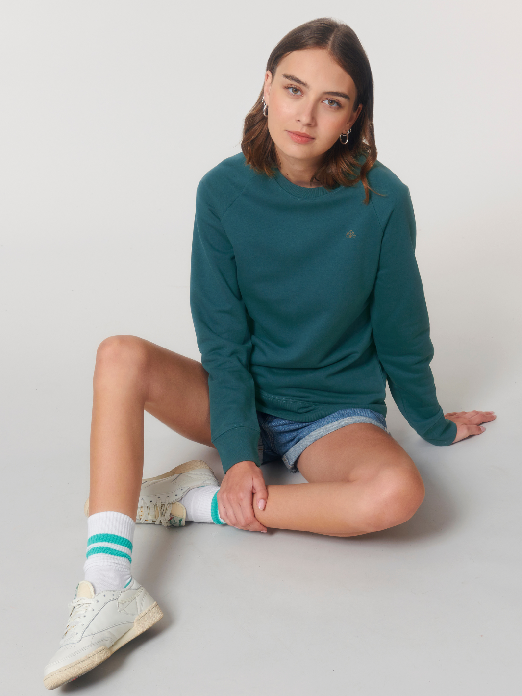 Damen-Sweatshirt Cozy | Meeresgrün