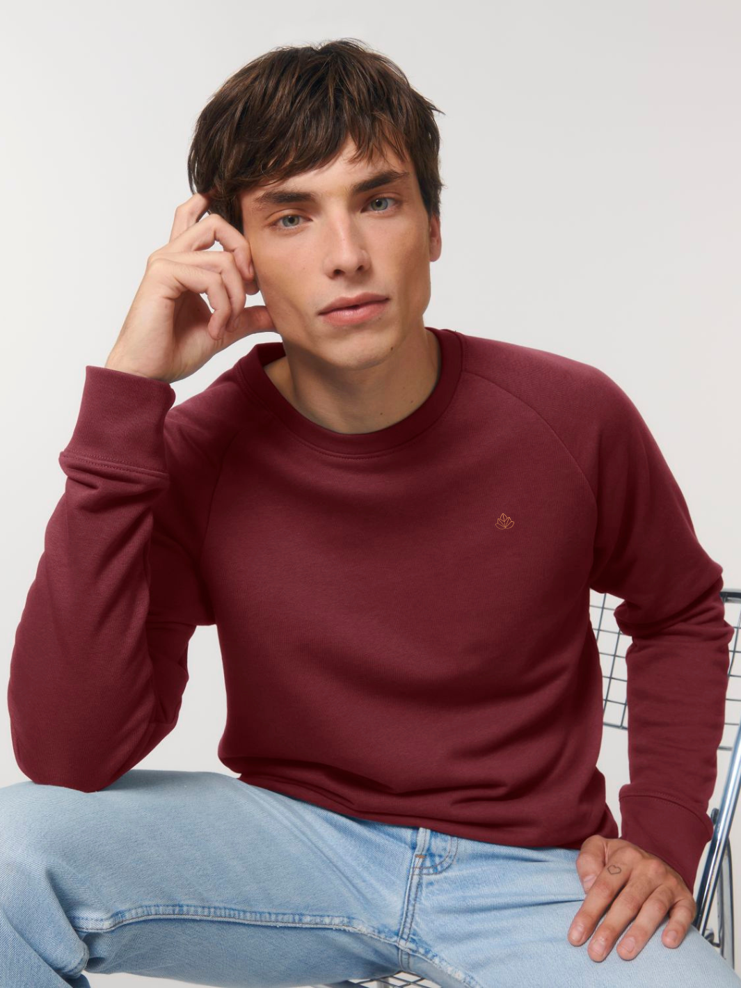 Moški pulover Mare | burgundec 