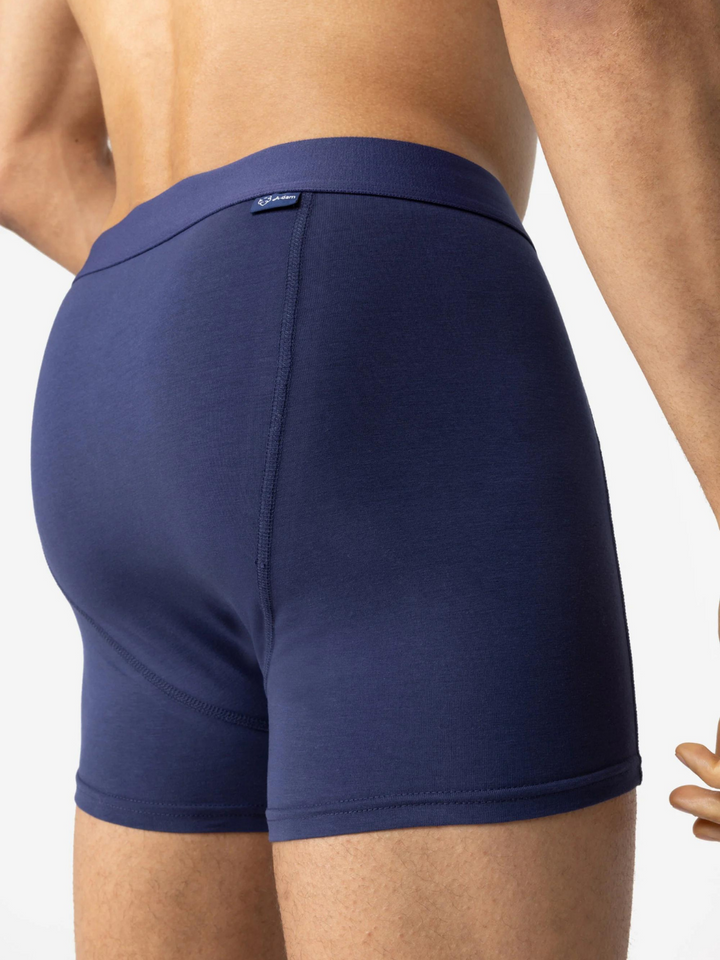 3 PACK - Men's boxer shorts made of organic cotton A-dam blue