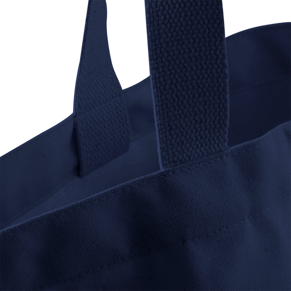 Beach plátěná taška z bio bavlny námořní modrá barva detail produktu