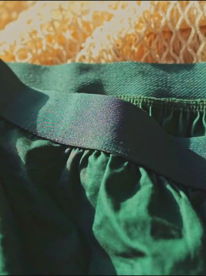 Men's shorts made of organic cotton A-dam green 